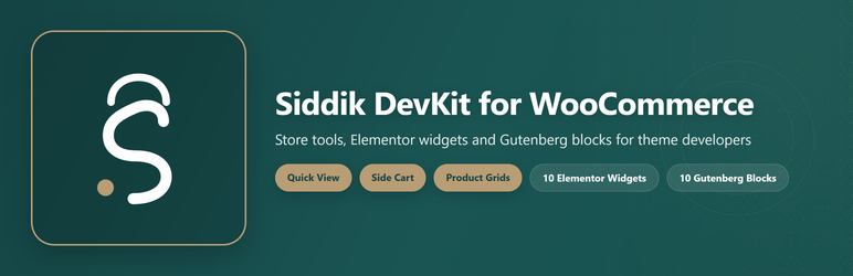 Siddik DevKit for WooCommerce WordPress plugin